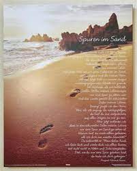 Ich ging am meer entlang mit meinem herrn. Bestattungen Spruch Nw Trauer