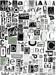 Black And White Magazine Printable Digital Alphabet Black White Grey Series A To Z 1 10 Cutout Letters Black White Grey Letters Digital Alphabet Lettering Alphabet Alphabet