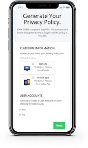 Mobile App Privacy Policy Generator Lege Nova Privacy Policy Policies Online Business