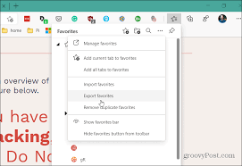 Check spelling or type a new query. How To Export And Import Bookmarks On Microsoft Edge