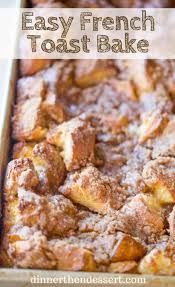 I have a toaster oven of this type: Easy French Toast Bake Dinner Then Dessert