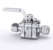 Válvula de bola de 3 piezas serie 60 de acero inox. para ...