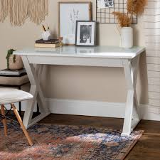 This diy modern farmhouse desk with storage is a great beginner build! Modern Farmhouse White Desks You Ll Love In 2021 Wayfair