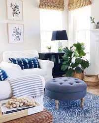 Keep your kids entertained and happy with these easy and creative summer crafts. Summer Home Tour Decorating Ideas Jane At Home Blue And White Living Room Blue Living Room Blue Decor