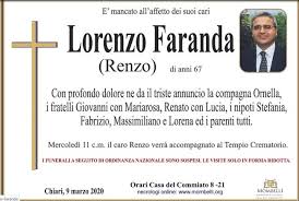 Coronavirus Chiari Piange La Seconda Vittima Ma Non C E Alcun Picco Nei Contagi Prima Brescia