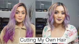 Cutting your own hair in the mirror can be tricky. Cutting My Own Hair Short Diy Technique Youtube