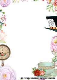 Pick your favorite invitation design from our amazing selection or create add photos and text with our easily customizable templates. Free Mad Tea Birthday Party Invitation Templates Mad Hatter Tea Party Invitations Party Invite Template Birthday Party Invitation Templates