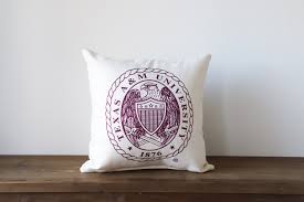 Find a new adventure for your home here. Texas A M Seal Pillow Little Birdie