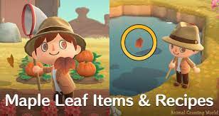 Maple Leaf Diy Crafting Recipes How To Get Them In Animal Crossing New Horizons Animal Crossing Crafting Recipes Diy Crafts