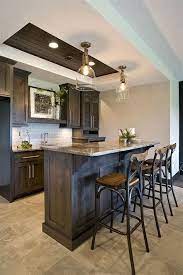 A basement bar is a great place to entertain, making it convenient to grab a soda or cocktail without having to run up and down the steps. 20 Kitchen Basement Ideas Basement Kitchenette Bar Pictures Cost Basement Lighting Small Basement Kitchen Basement Kitchenette