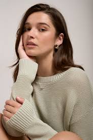 Shop Ellie Lightweight Knitted Top (Spearmint)