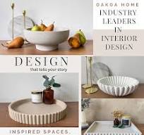 OAKOA Beige hars decoratieve dienbladen voor decoratie ...