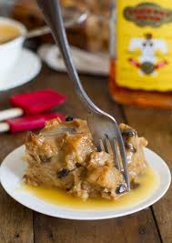 Bread Pudding With Hot Butter Rum Sauce Pinch Of Yum Recipe Rum Sauce Recipe Food Hot Butter