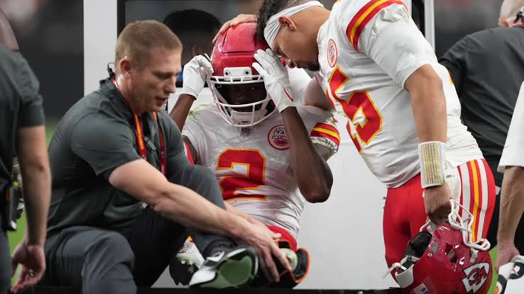 KRCG 13 on X: "Coach Andy Reid said Thornton's ankle "doesn't look good,"  adding that he will be further evaluated in Kansas City.  https://t.co/x4WMBqcILO" / X