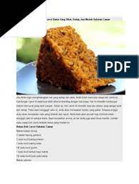 Kek lapis asam manis try masak icookasia resepi via. Resepi Carrot Cake Kukus Mudah Resepimee Junotee Com