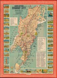 Bombay City.: Geographicus Rare Antique ...