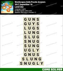 Maybe you would like to learn more about one of these? Wordscapes Daily Puzzle 2017 September 18 Answers Game Solver