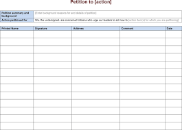 Do they work?what impact do petitions have on a cause?how. Free Petition Template Dotx 43kb 2 Page S
