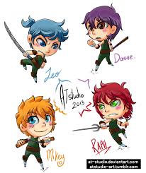 Tmnt Chibis Humanized By At Studio On Deviantart Tmnt Ninja Turtles Art Teenage Mutant Ninja Turtles