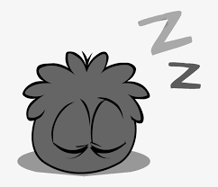 To be sincere, club penguin is the childhood of many teens. Black Puffle Sleeping Club Penguin Sleeping Puffle Free Transparent Png Download Pngkey