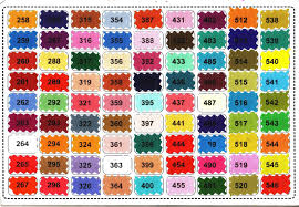 Color Chart Of India Bazaar