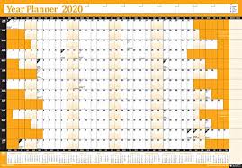 This printable includes four worksheets: Form 2019 20 Academic Year Wall Planner A1 Or A2 Paper Size Non Laminated A1 Blank Planner Calenders Planners Personal Organizers Stationery Office Supplies Umoonproductions Com
