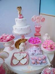 Baptism Party Ideas Photo 1 Of 10 Baptism Dessert Table Baptism Desserts Baptism Party