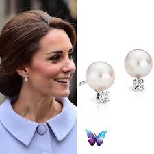 Pearl Diamond Earrings Stud 2025