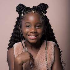 What A Brilliant Kids Hairstyle Idea For Little Black Girls Is The Part Of This Beautiful Image It Kids Hairstyles Birthday Hairstyles Little Girl Hairstyles