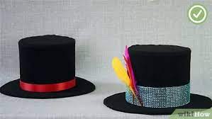 You can always paint the hat at the very end! How To Make A Top Hat 12 Steps With Pictures Wikihow