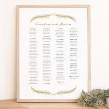 a printable seating chart template is the perfect solution