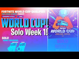 Play, compete, and qualify for the fortnite world cup. World Cup Solo Week 1 Fortnite Battle Royale Netlab