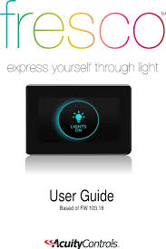 Fcs7tsn Blue Tooth Enabled Light Control User Manual Acuity Brands Lighting