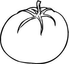Dibujo Tomate Para Colorear