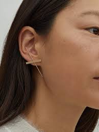 Hoop Double Stick Earring