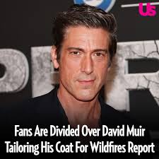 David Muir is facing backlash for using clothespins to snatch his waist  while reporting