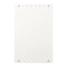 Skadis White Pegboard Wall Storage 36 X56 Cm Ikea In 2020 Ikea Catalog Peg Board Ikea
