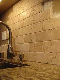 Travertin natursteine in top qualität. Travertine Kitchen Backsplash Design