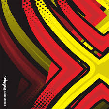 Racing Stripes Abstract Line Red Yellow Background Free Vector Abstrak Lukisan Abstrak Gambar