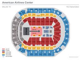 seating maps american airlines center