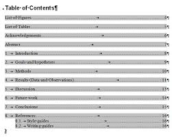 Like most apa style papers, it includes tables and several references to scholarly journals relevant to its topic. How To Create A Hyperlinked Table Of Contents Graduate School Newsblog