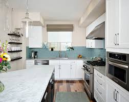 Blue glass tile backsplash pictures. Kitchen Backsplash Ideas A Splattering Of The Most Popular Colors