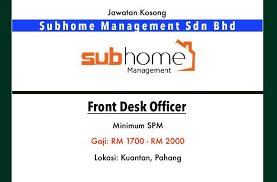Sunway lagoon resort facility management sdn bhd (slr facility). Jawatan Kosong Terkini Subhome Management Sdn Bhd Kuantan Pahang Jawatan Kosong Terkini