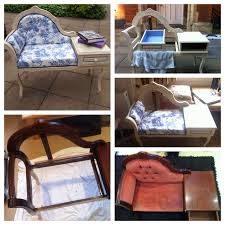 Start To Finish Upcycled Telephone Table Seat Telephone Table Vintage Telephone Table Telephone Seat