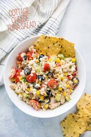 This Cottage Cheese Tuna Salad Is The Best And A Family Favorite Recipe Cottage Cheese Recipes Food Recipes