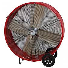 Big Drum Fan Commercial Industrial Work Shop Portable Wheels High Air Movement Ventamatic97946 High Velocity Fan Floor Fan Fan