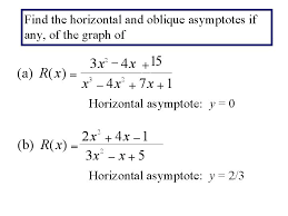 2 x 3 + 3 x 2 + 5 x + 7 ( x − 1) = 2 x 2 + 5 x + 10 + 17 ( x − 1) and when you synthetically divide 2 x 2 + 5 x + 10 by x − 3 you have. 4 3 Rational Functions I A Rational Function