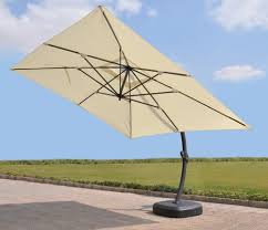 شمسية بنانا متحركة الومنيوم بقاعدة 3 5 سم قماشة ووتر بروف اللون بيج رقم36 Patio Umbrella Patio Outdoor