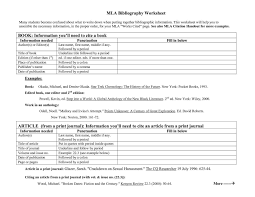 Annotated Bibliographies Learnist Middle School Worksheets Kindergarten Worksheets Printable