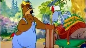 Barney chases out the squirrel, who proceeds to drop first the nut, then himself, down barney's noisy tin roof. Barney Bear Alchetron The Free Social Encyclopedia